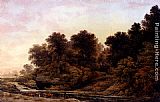 Famous Cattle Paintings - Cattle Watering At Dusk